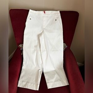 SPANX White Wide-Leg Pants